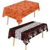 Noć vještica Bundeva Paukova mreža Šišmiš Stolnjaci Plastični pokrivač s lubanjom Pokrivač za stol Festivalska zabava Kućni zastrašujući pribor za ukrašavanje stola