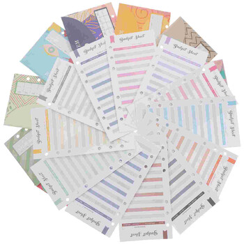 Cash Budget Card The Gift Western Envelopes Record Dividers for Wallet Reusable Paper Money Snap button