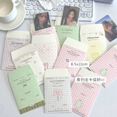 6db kártyahüvelyes boríték táska csomagolóanyag nagy értékű nátronpapír kis boríték kártyához