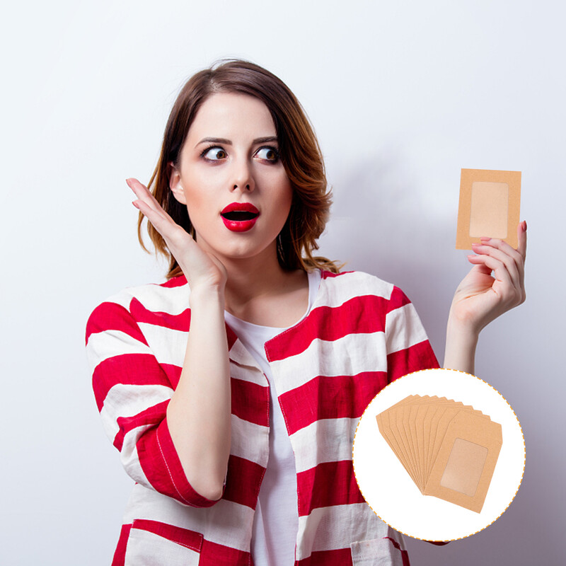 25 db Átlátszó nátronpapír önzáró ablak borítékok postai bélyegek feladása