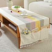 Μοντέρνο τραπεζομάντιλο τσαγιού Ορθογώνιο κάλυμμα τραπεζαρίας Ντουλάπα τηλεόρασης Πλήρης περιτύλιξη Τσάι τραπεζομάντιλο σε απλό στυλ Διαθέσιμο