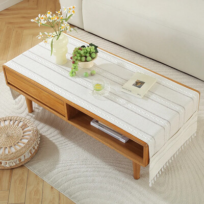 Μοντέρνο τραπεζομάντιλο τσαγιού Ορθογώνιο κάλυμμα τραπεζαρίας Ντουλάπα τηλεόρασης Πλήρης περιτύλιξη Τσάι τραπεζομάντιλο σε απλό στυλ Διαθέσιμο