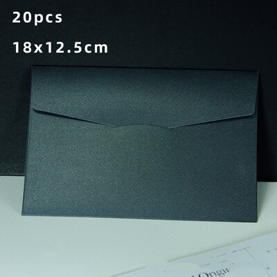 20τμχ Φάκελοι για Προσκλητήρια Κενοί καρτ ποστάλ Μήνυμα δώρου 18x12,5 εκ. Μαργαριταρένιο χαρτί Γάμος Επαγγελματική τσάντα αποθήκευσης χαρτικών