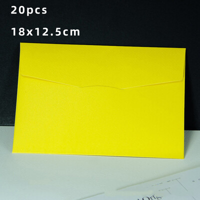 20τμχ Φάκελοι για Προσκλητήρια Κενοί καρτ ποστάλ Μήνυμα δώρου 18x12,5 εκ. Μαργαριταρένιο χαρτί Γάμος Επαγγελματική τσάντα αποθήκευσης χαρτικών