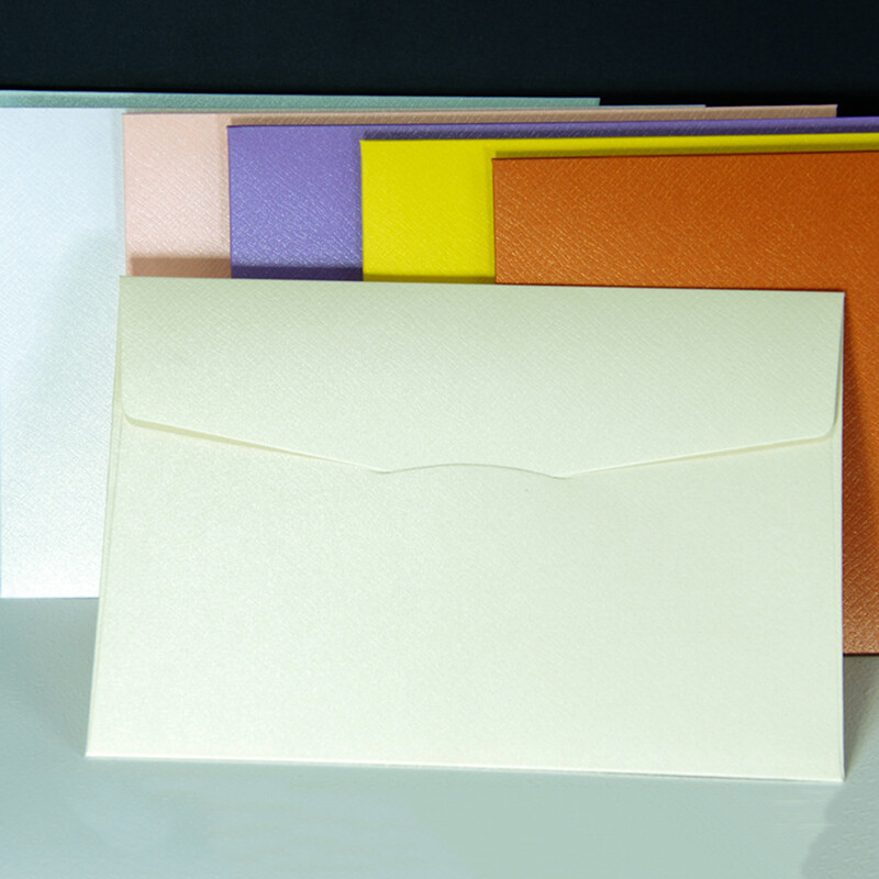 20τμχ Φάκελοι για Προσκλητήρια Κενοί καρτ ποστάλ Μήνυμα δώρου 18x12,5 εκ. Μαργαριταρένιο χαρτί Γάμος Επαγγελματική τσάντα αποθήκευσης χαρτικών