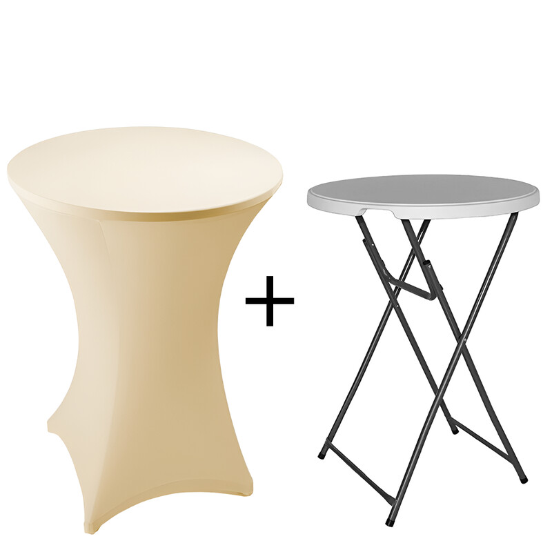 Ištempiamos staltiesės kokteilių staltiesės spandeksinis staltiesės baras Viešbučio vakarėlis Vestuvių staltiesės dekoravimas Daugiaspalvis