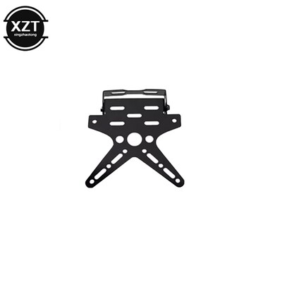 Aukštos kokybės lydinio universalaus motociklo valstybinio numerio laikiklio tvirtinimo kronšteinas, aliuminis, reguliuojamas registracijos numerio dangtelis