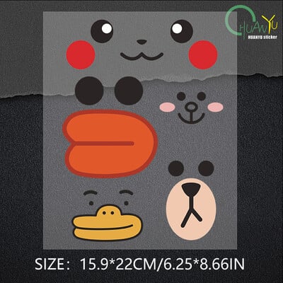 Χαριτωμένο και ενδιαφέρον πακέτο emoji, τζάμια αυτοκινήτου, αυτοκόλλητα προφυλακτήρα μοτοσικλετών, αυτοκόλλητα, αυτοκόλλητα αποσκευών φορητού υπολογιστή, αδιάβροχα αυτοκόλλητα