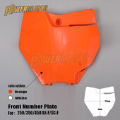 Motociklo priekinio numerio lentelės vardinės lentelės plastikinis dangtelis KTM 125 150 250 350 450 SX XC-F SX-F 2016-2017 motokroso enduro purvas