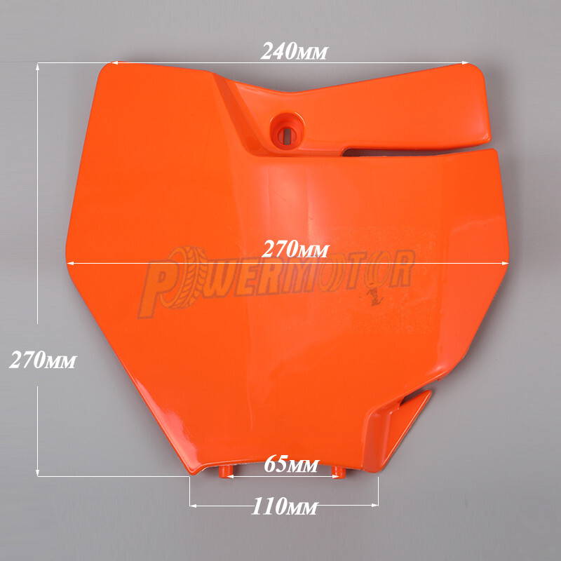Motociklo priekinio numerio lentelės vardinės lentelės plastikinis dangtelis KTM 125 150 250 350 450 SX XC-F SX-F 2016-2017 motokroso enduro purvas
