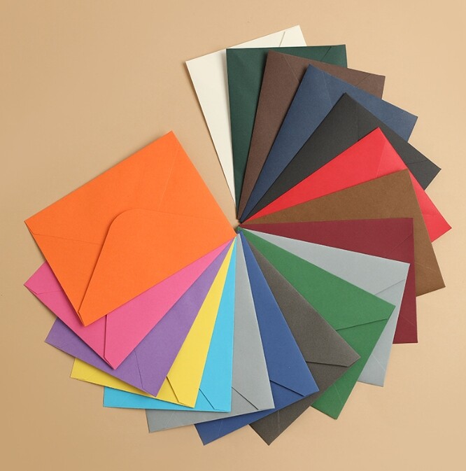 Комплект старинни пликове от 50 листа за поздравителни картички за сватба и рожден ден