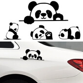 BLKUOPAR Peeking Panda Αυτοκόλλητα αυτοκινήτου Vinyl ATV Creative Decal Cute Occlusion Scratch Ψυγείο Κλιματιστικό Αξεσουάρ αυτοκινήτου