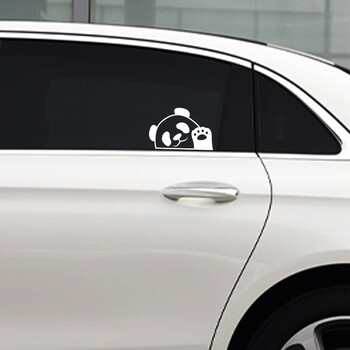 BLKUOPAR Peeking Panda Αυτοκόλλητα αυτοκινήτου Vinyl ATV Creative Decal Cute Occlusion Scratch Ψυγείο Κλιματιστικό Αξεσουάρ αυτοκινήτου