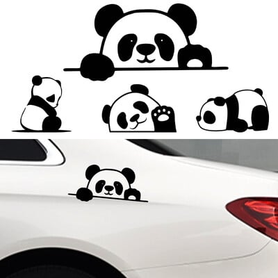 BLKUOPAR Peeking Panda Αυτοκόλλητα αυτοκινήτου Vinyl ATV Creative Decal Cute Occlusion Scratch Ψυγείο Κλιματιστικό Αξεσουάρ αυτοκινήτου