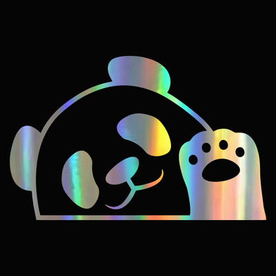 BLKUOPAR Peeking Panda Αυτοκόλλητα αυτοκινήτου Vinyl ATV Creative Decal Cute Occlusion Scratch Ψυγείο Κλιματιστικό Αξεσουάρ αυτοκινήτου