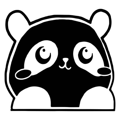 BLKUOPAR Peeking Panda Αυτοκόλλητα αυτοκινήτου Vinyl ATV Creative Decal Cute Occlusion Scratch Ψυγείο Κλιματιστικό Αξεσουάρ αυτοκινήτου