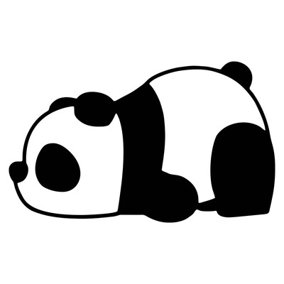 BLKUOPAR Peeking Panda Αυτοκόλλητα αυτοκινήτου Vinyl ATV Creative Decal Cute Occlusion Scratch Ψυγείο Κλιματιστικό Αξεσουάρ αυτοκινήτου