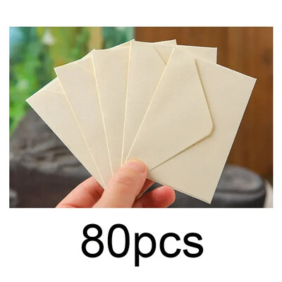 20/40/80 buc., clasic, alb, negru, Kraft, mini plicuri de hârtie pentru fereastră, plic pentru invitații de nuntă, plic pentru cadou