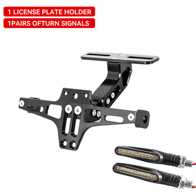 Για 250 Duke 125 200 390 790 990 1190 Μοτοσικλέτα Ρυθμιζόμενη πίσω ουρά Τακτοποιημένη βάση στήριξης πινακίδας Αξεσουάρ φωτισμού LED