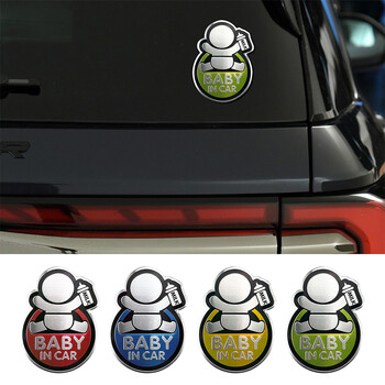 1 бр. Baby On Board Sticker Kid In Car Care Caution Safety Warnning Decal Прозорец Предно стъкло Странична декорация на тялото Автоаксесоари