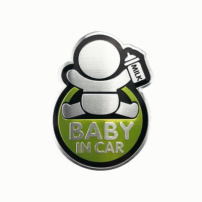 Αυτοκόλλητο 1 τεμ. Baby On Board Kid In Car Car Care Προσοχή Προειδοποίηση Ασφάλειας Αυτοκόλλητα Παράθυρο παρμπρίζ Διακόσμηση πλαϊνής πλευράς αμαξώματος Αξεσουάρ αυτοκινήτου
