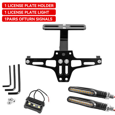 Πίσω βάση στήριξης πινακίδας μοτοσικλέτας Για Yamaha MT07 MT09 MT10 R1 Kawasaki Z750 Z800 Αξεσουάρ Honda Φώτα στροφής