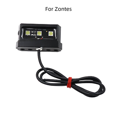 Skirta Zontes G1 125 ZT125 G1 ZT125U ZT 125 U ZT 310X ZT310R motociklui reguliuojama galinė uodega tvarkinga valstybinio numerio laikiklio laikiklio laikiklis LED