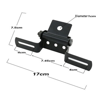 Регулируем държач за монтиране на регистрационни табели за мотоциклети Универсална сгъваема скоба за задни светлини за регистрационни табели Аксесоари за резервни части