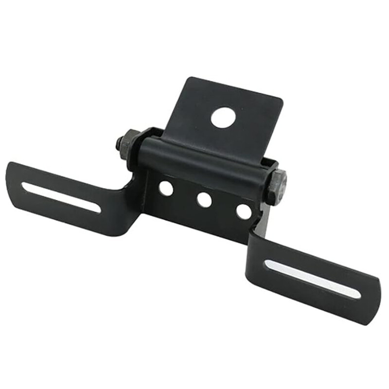 Reguliuojamas motociklo valstybinio numerio ženklo laikiklis Universalus sulankstomas valstybinio numerio ženklo galinio žibinto laikiklio atsarginių dalių priedas