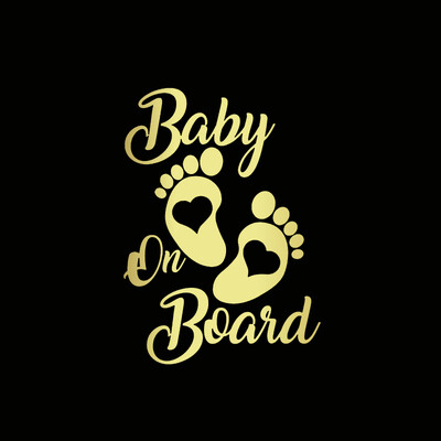 Automobilio lipdukas 3D 12,7cm*17,8CM Baby On Board lipdukai 3D lipdukai ant automobilio atspindinčio motociklo automobilio modelio