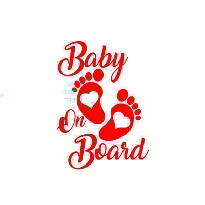 Automobilio lipdukas 3D 12,7cm*17,8CM Baby On Board lipdukai 3D lipdukai ant automobilio atspindinčio motociklo automobilio modelio