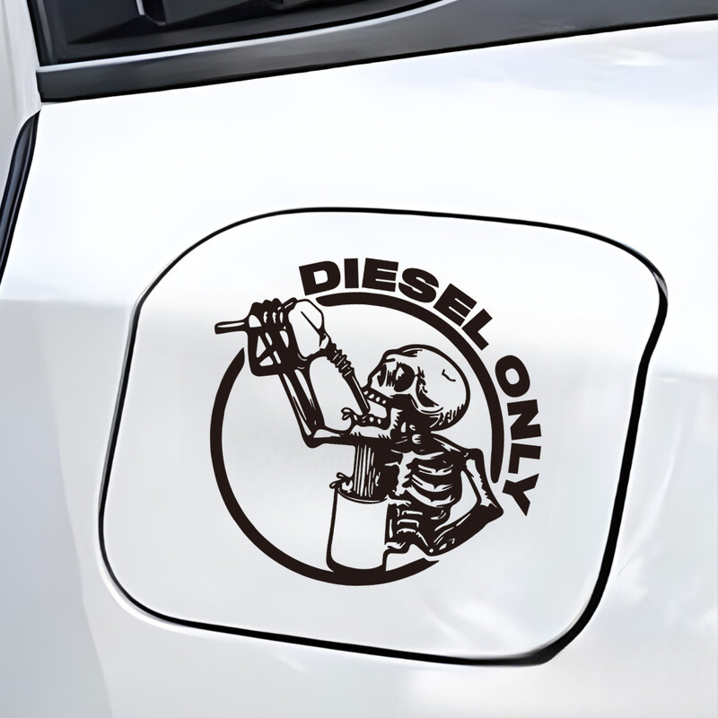 Pikapa 4X4 apvidus kravas automašīnas galvaskausa benzīna vāciņa uzlīmes, dekoratīvās automašīnu uzlīmes personalizēta pielāgošana vairumtirdzniecība