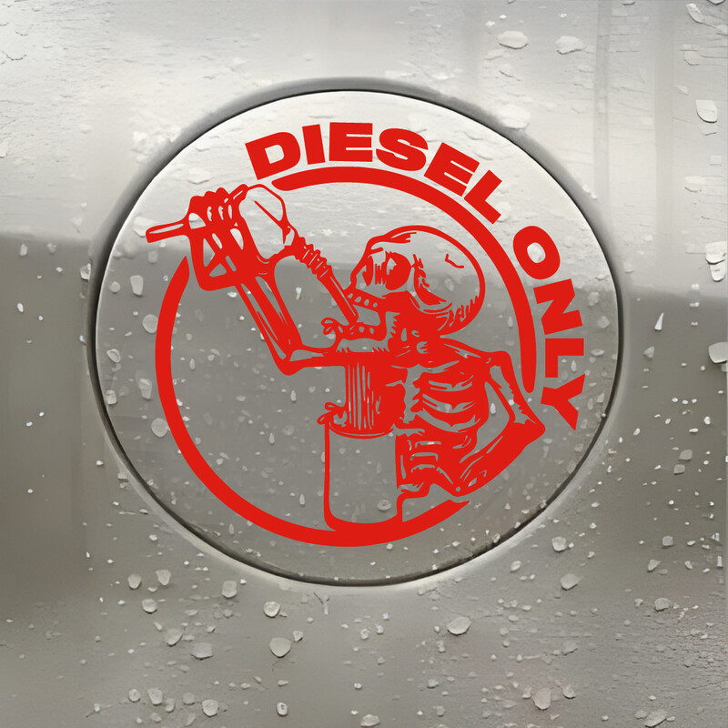 Pikapa 4X4 apvidus kravas automašīnas galvaskausa benzīna vāciņa uzlīmes, dekoratīvās automašīnu uzlīmes personalizēta pielāgošana vairumtirdzniecība