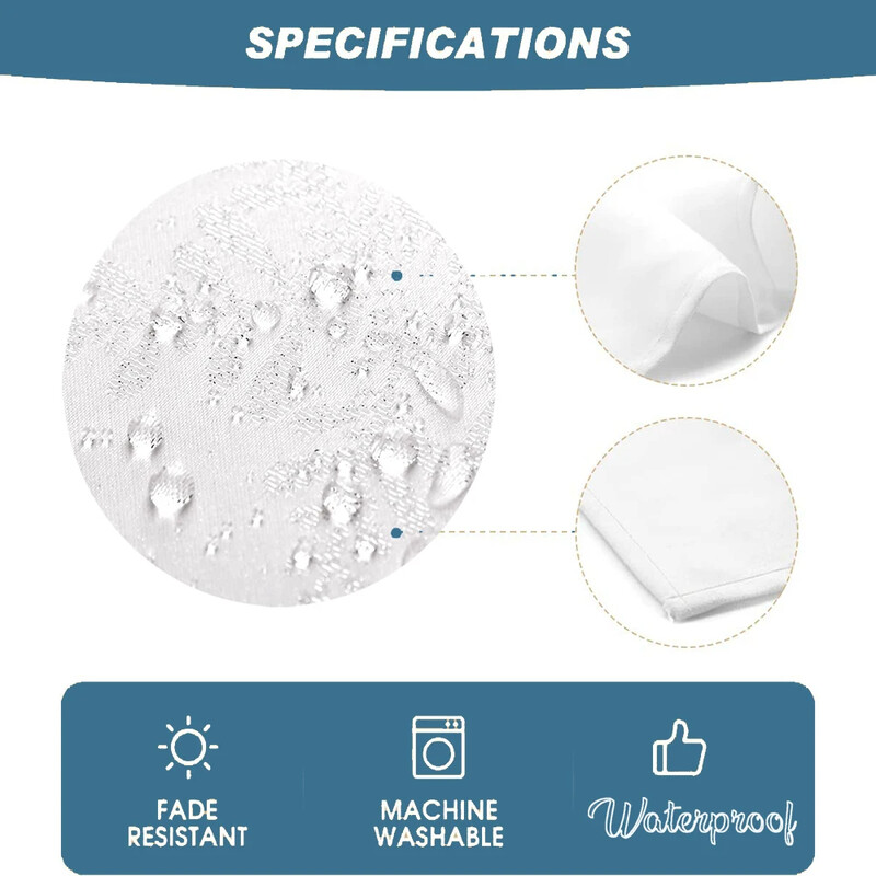 Függetlenség napja Virág háztartási lerakódásgátló terítő négyszögletes dohányzóasztal Vízálló és olajálló szövet Mantel Mesa