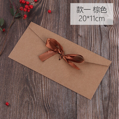 5 kom Kawaii Bowknot Envelopes Simpatične omotnice za gotovinu za pisma Papir DIY Pozivnice za vjenčanje Omot Uredski materijal