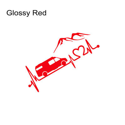 Autocolant de vinil pentru rulotă de diferite dimensiuni, autocolant în stil montan, decorare auto impermeabilă pe bara de protecție a caroseriei, fereastra din spate, laptop