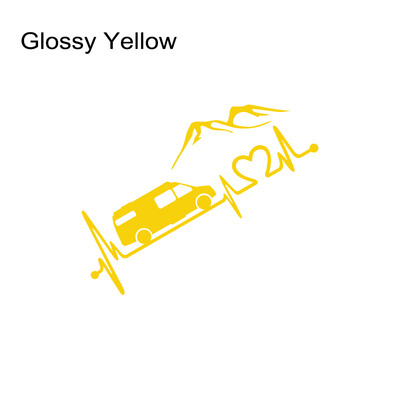 Autocolant de vinil pentru rulotă de diferite dimensiuni, autocolant în stil montan, decorare auto impermeabilă pe bara de protecție a caroseriei, fereastra din spate, laptop