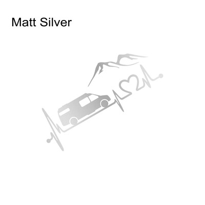 Autocolant de vinil pentru rulotă de diferite dimensiuni, autocolant în stil montan, decorare auto impermeabilă pe bara de protecție a caroseriei, fereastra din spate, laptop