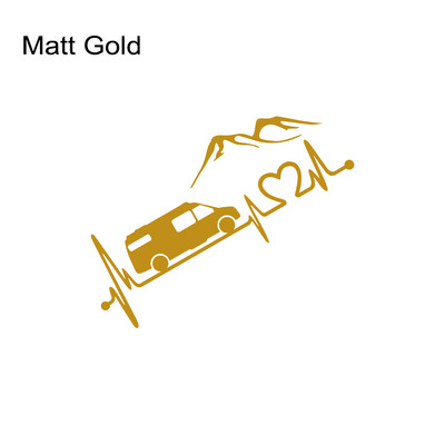 Autocolant de vinil pentru rulotă de diferite dimensiuni, autocolant în stil montan, decorare auto impermeabilă pe bara de protecție a caroseriei, fereastra din spate, laptop