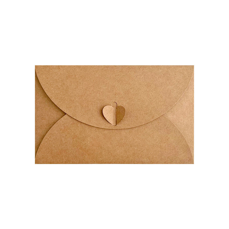 10 kom / pakiranje Veće Mini Male 17,5 x 11 CM / 10,5 x 7 CM Kuverte veličine od kraft papira Vintage Kuverta s leptir poklon karticom