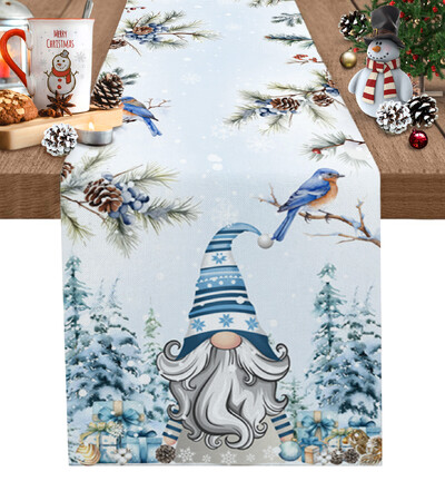 Χριστουγεννιάτικο Χειμωνιάτικο Μπλε Χιονάνθρωπος Διακόσμηση Τραπεζιού Διακόσμηση Τραπεζιού Διακόσμηση Τραπεζιού Διακόσμηση Τραπεζιού