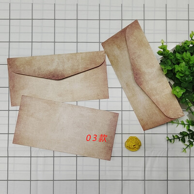 10PC set starinskih koverti Antikni pribor Elegantne omotnice od kraft papira za pozivnice za vjenčanja i zabave 220*110 cm