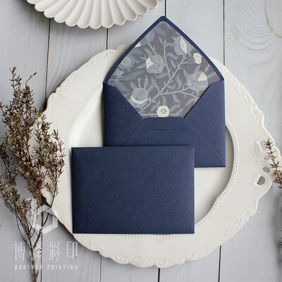 Творчески ретро пликове за подаръци Morandi Пликове с цветна подплата Плик за сватбена покана 115mmx160mm