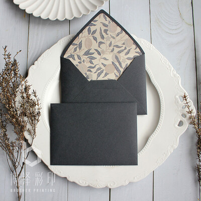 Творчески ретро пликове за подаръци Morandi Пликове с цветна подплата Плик за сватбена покана 115mmx160mm