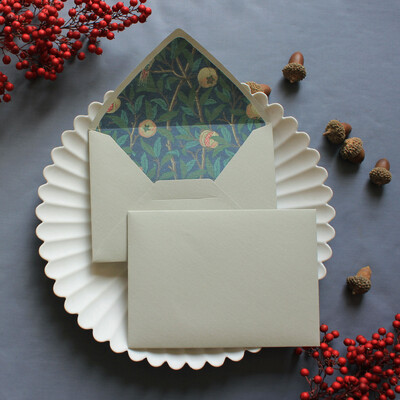 Творчески ретро пликове за подаръци Morandi Пликове с цветна подплата Плик за сватбена покана 115mmx160mm