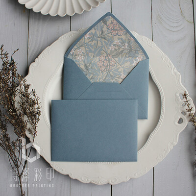 Творчески ретро пликове за подаръци Morandi Пликове с цветна подплата Плик за сватбена покана 115mmx160mm