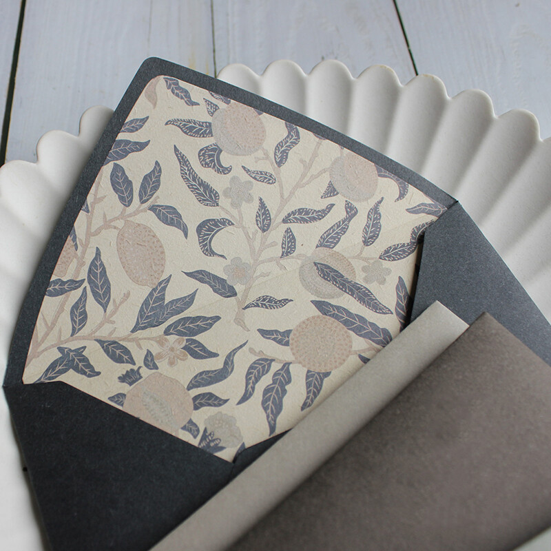 Творчески ретро пликове за подаръци Morandi Пликове с цветна подплата Плик за сватбена покана 115mmx160mm