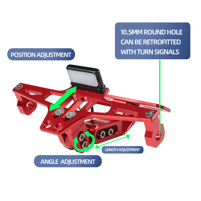 Motociklo galinio valstybinio numerio ženklo laikiklio posūkio signalo žibintai, skirti Yamaha MT07 MT09 MT10 R1, skirti Kawasaki Z1000 Z800, skirta Honda