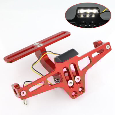 Για Yamaha XJ6 XJ6F XJ6N DIVERSION 2009-2014 Μοτοσικλέτα Ρυθμιζόμενη πίσω ουρά Τακτοποιημένη βάση στήριξης πινακίδας κυκλοφορίας Φως LED