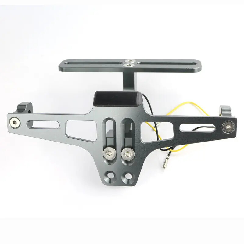 Για Yamaha XJ6 XJ6F XJ6N DIVERSION 2009-2014 Μοτοσικλέτα Ρυθμιζόμενη πίσω ουρά Τακτοποιημένη βάση στήριξης πινακίδας κυκλοφορίας Φως LED